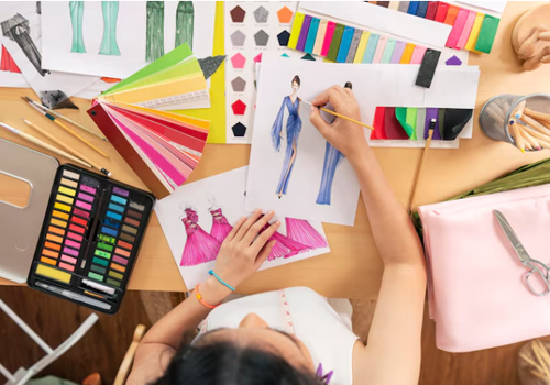 <span>A</span> influência das artes visuais na moda e no design.